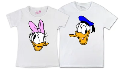 Прикольные футболки: Дональд и Дэйди Дак